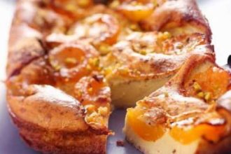 Κλαφουτί με βερύκοκα, χωρίς ζύμη