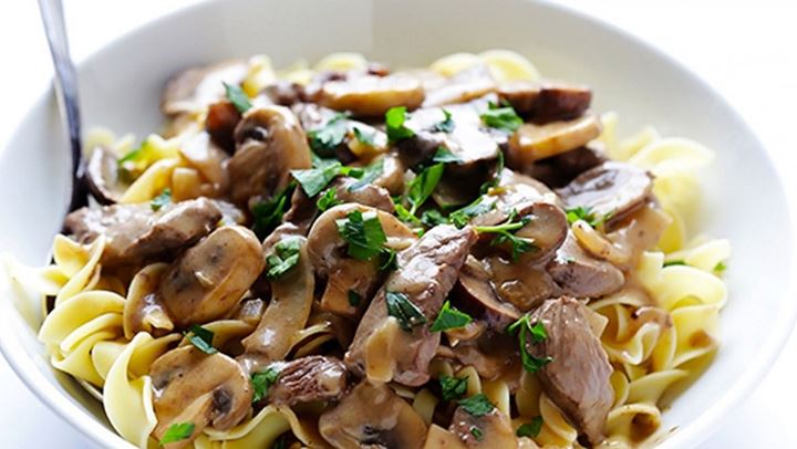 Χυλοπίτες με μανιτάρια για το μεσημεριανό