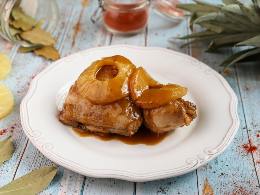 Κοτόπουλο με ανανά