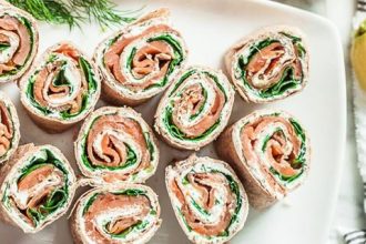 Ρολάκια σολομού επειδή ο έρωτας περνάει από το στομάχι!