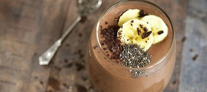 Αναζωογονητικό smoothie με σοκολάτα και μέντα