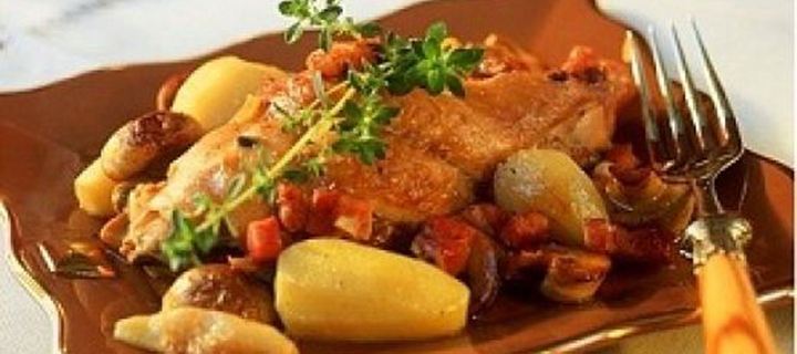 Λαχταριστό κουνέλι με μουστάρδα