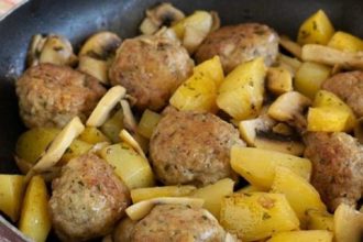 Κεφτεδάκια με μανιτάρια και πατάτες