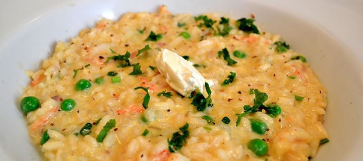 Νόστιμο ριζότο με γαρίδες