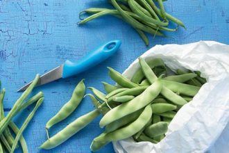 Βραστά φασολάκια με σως λεμονιού