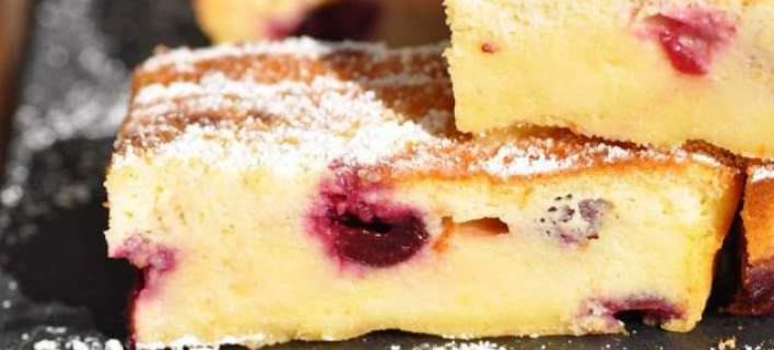 Κέικ σαν μους, με κεράσια