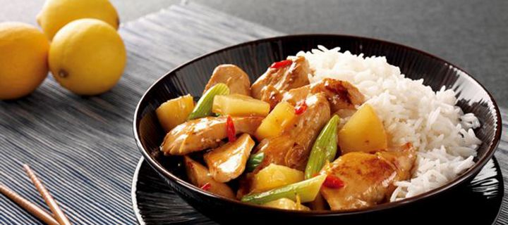 Κοτόπουλο με ανανά