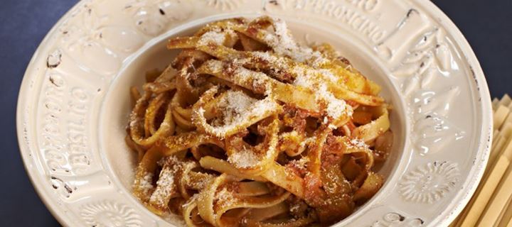 Ταλιατέλες με κιμά