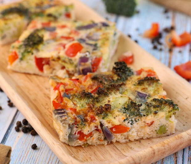 Φτιάξε την πιο νόστιμη ομελέτα φούρνου με λαχανικά