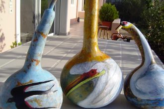Πάτρα: Εκθεση με ζωγραφισμένες νεροκολοκύθες