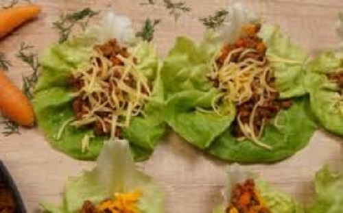 Wraps μαρουλιού με κιμά