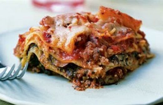 Λαζάνια με κολοκυθάκια και τυριά