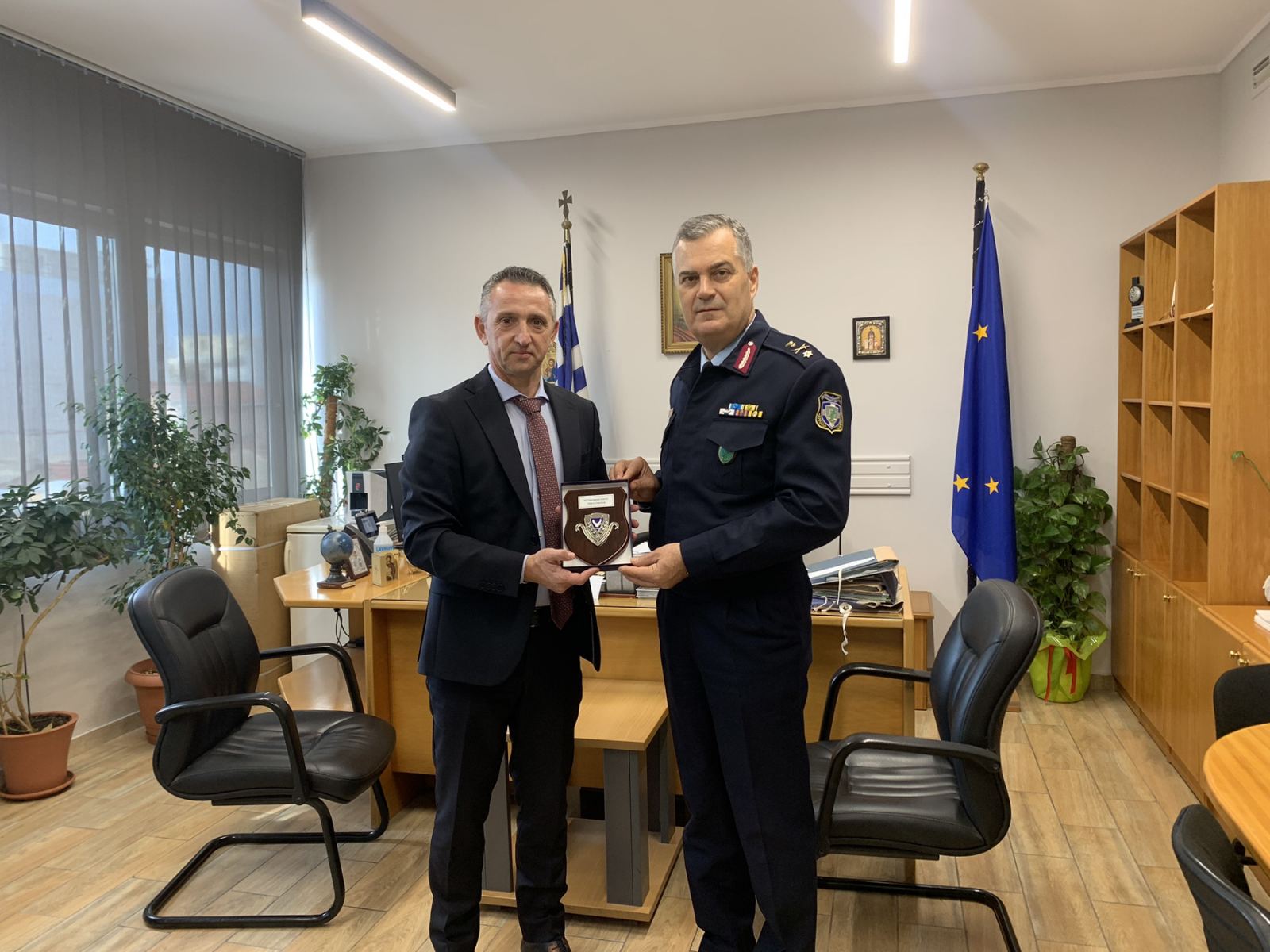 Εθιμοτυπική επίσκεψη Αξιωματικού Συνδέσμου της Πρεσβείας της Κυπριακής Δημοκρατίας στη Γενική Αστυνομική Διεύθυνση Δυτικής Ελλάδας