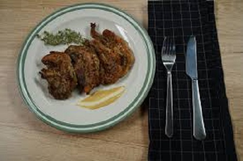 Πανσέτες μαριναρισμένες με φρέσκα μυρωδικά και μουστάρδα