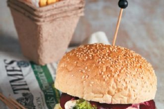 Burger μπακαλιάρου