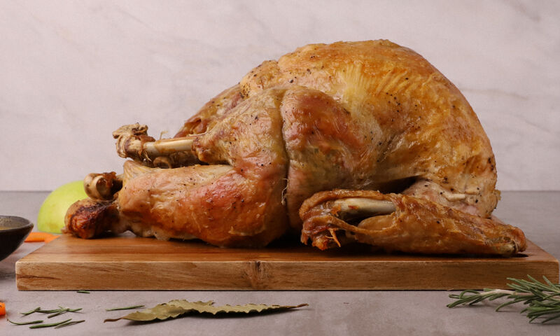 Ψητή γαλοπούλα με σάλτσα γκρέιβι