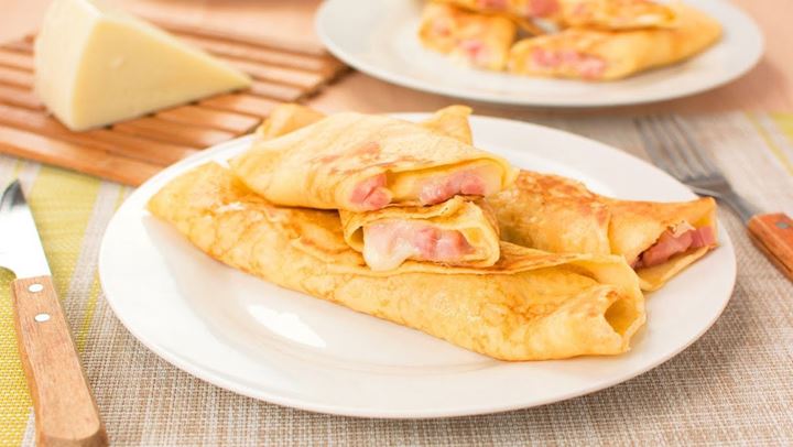 Λαχταριστές κρέπες με τυρί και ζαμπόν για εσάς και τους φίλους σας