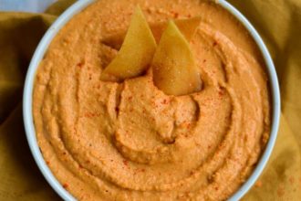 Χούμους από κόκκινες φακές