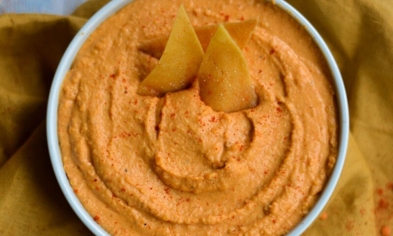 Χούμους από κόκκινες φακές