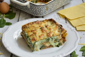 Λαζάνια με κιμά & σπανάκι