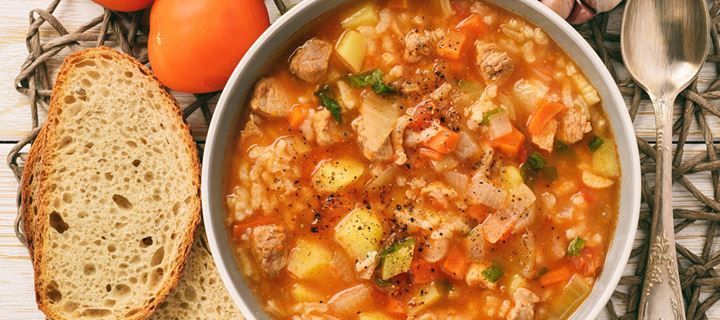 Κρεατόσουπα με λαχανικά