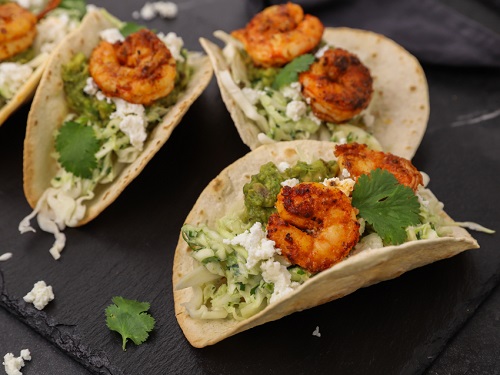 Τάκος με γαρίδες