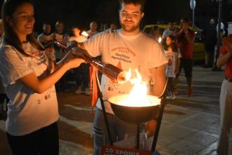 Με επιτυχία η 20η Πανελλήνια Λαμπαδηδρομία Εθελοντών Αιμοδοτών στην Πάτρα - ΦΩΤΟ