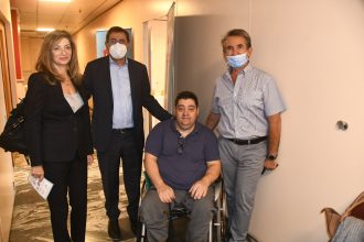 Πελετίδης, Σαμούρη στην εκδήλωση για την Ψυχική Υγεία