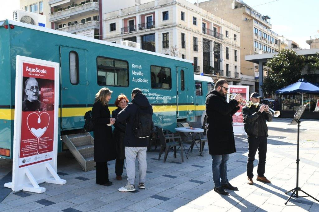Ξεκίνησε στην πλατεία Γεωργίου η αιμοδοσία στη μνήμη του Θάνου Μικρούτσικου