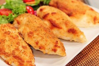 Κοτόπουλο παρμεζάνα στο φούρνο