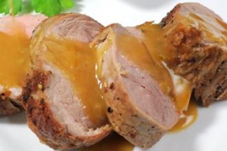 Ψαρονέφρι με σως μουστάρδας