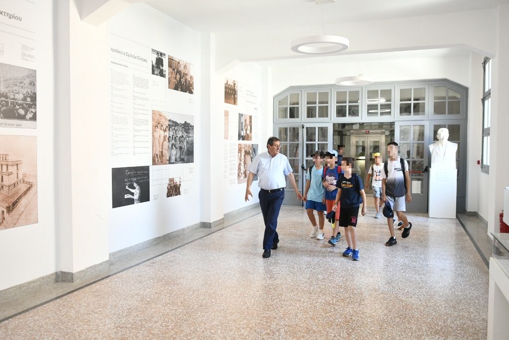 Ο Κ. Πελετίδης υποδέχθηκε παιδιά από τις ημερήσιες κατασκηνώσεις