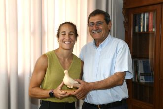 Συνάντηση του Δημάρχου Πατρέων με την Νόρα Δράκου