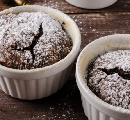 Σουφλέ σοκολάτας σαν κέικ