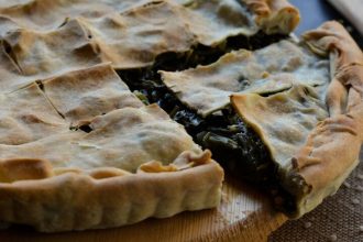 Χορτόπιτα με τραχανά