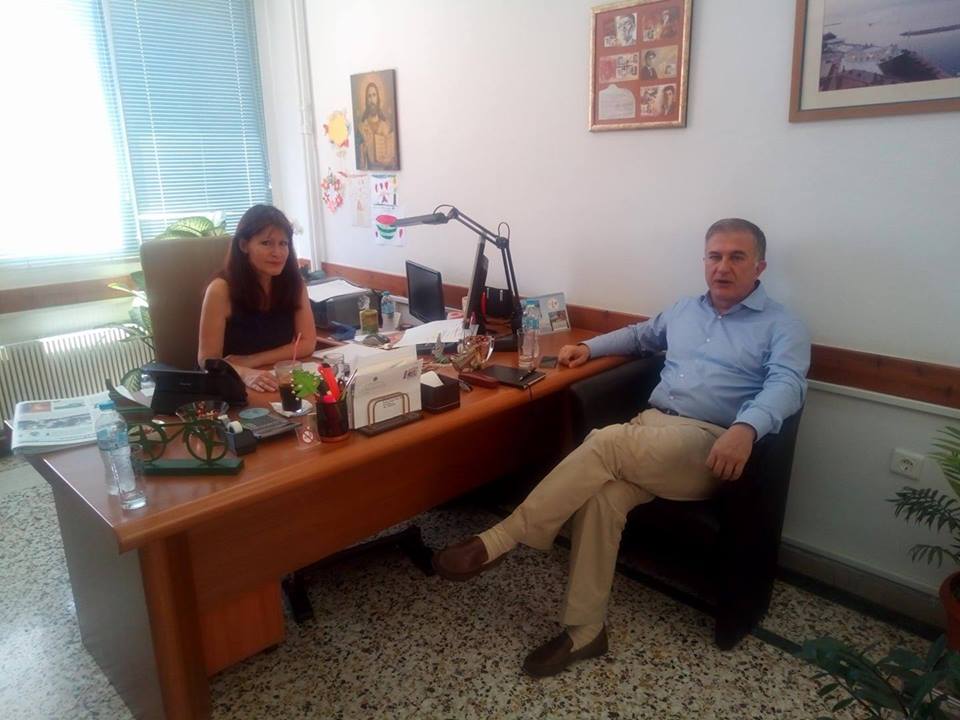 Στο Εργατικό Κέντρο ο Γιώργος Μαυραγάνης