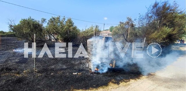 Επιτάλιο: Πυρκαγιά απείλησε αγροικία με οικόσιτα ζώα