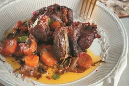 Γιορτινά μπούτια γαλοπούλας με εσπεριδοειδή και μέλι