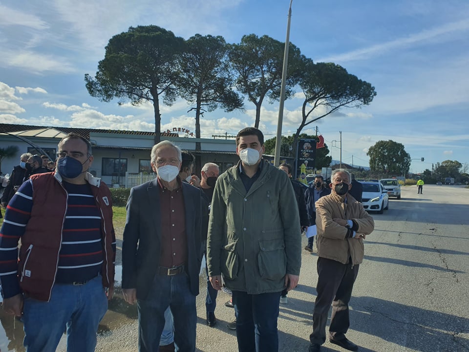 Η "Ώρα Πατρών" στον αποκλεισμό της Εθνικής Οδού στην Κάτω Αχαΐα