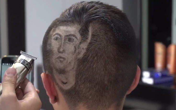 Κομμωτής σε κλίμα Μουντιάλ - ΒΙΝΤΕΟ