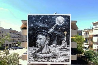 «Jacob’s ladder»: Έτοιμη η 6η τοιχογραφία του ArtWalk 7 στην Πάτρα