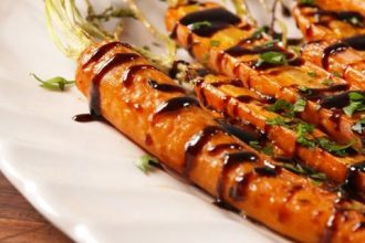 Καραμελωμένα καρότα με βαλσάμικο!