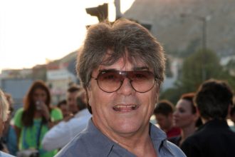 Ο Πάνος Μιχαλόπουλος σε μια από τις σπάνιες δημόσιες εμφανίσεις του