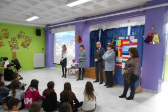 Απονομή βραβείου στους μαθητές του Δημοτικού Σχολείου Ρίου για το βίντεο «Why Europe is You»