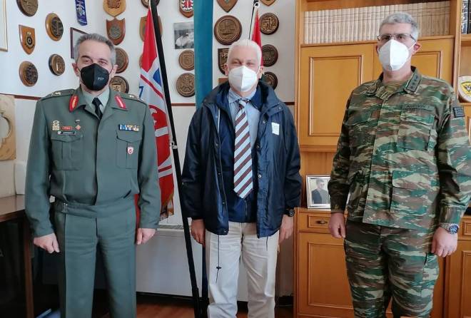 Συνάντηση Ζαΐμη με τον Διοικητή του ΚΕΤΧ