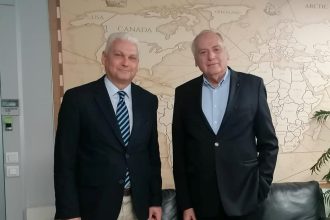 Συνάντηση εργασίας Φ. Ζαΐμη με Σπ. Σπυρίδωνα