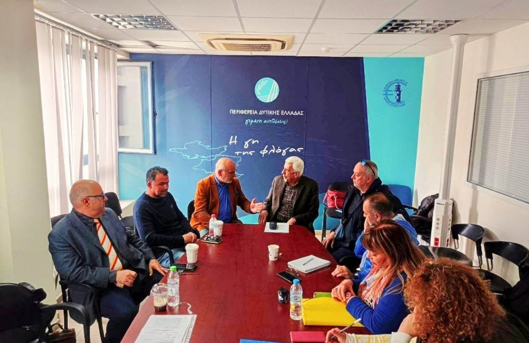 Συνάντηση Βασιλόπουλου - Σακελλαρόπουλου με την προσωρινή Διοικούσα Επιτροπή Αρδευτικού Έργου Σελινούντα και μέλη του ΤΟΕΒ Γλαύκου