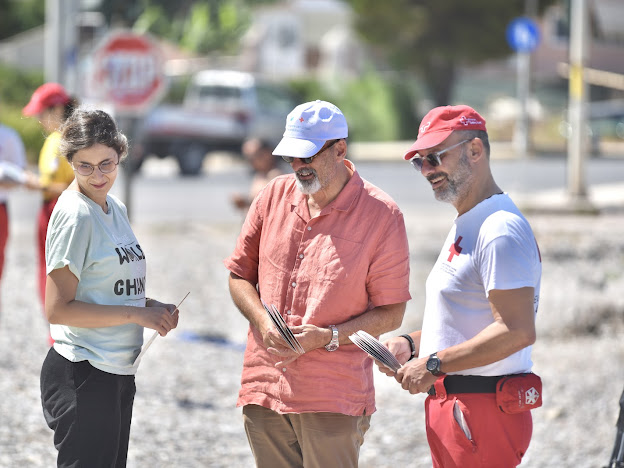 Στις δράσεις ενημέρωσης για ασφαλές κολύμπι ο Αντιπεριφερειάρχης Χ. Μπονάνος