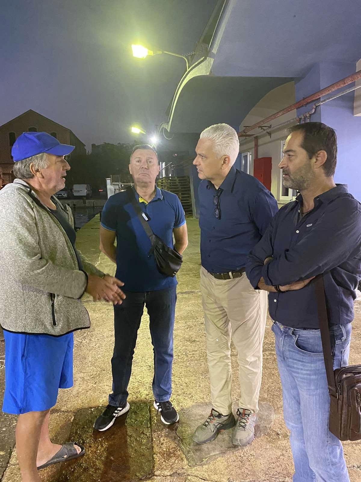 Επίσκεψη Ζαΐμη στην Ιχθυόσκαλα Πατρών