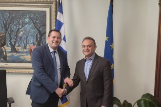 Συνάντηση του Αντιπεριφερειάρχη Θ. Βασιλόπουλου με τον Υφυπουργό Στ. Κελέτση